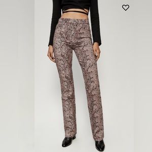 Peyton Snake Bootcut Jeans